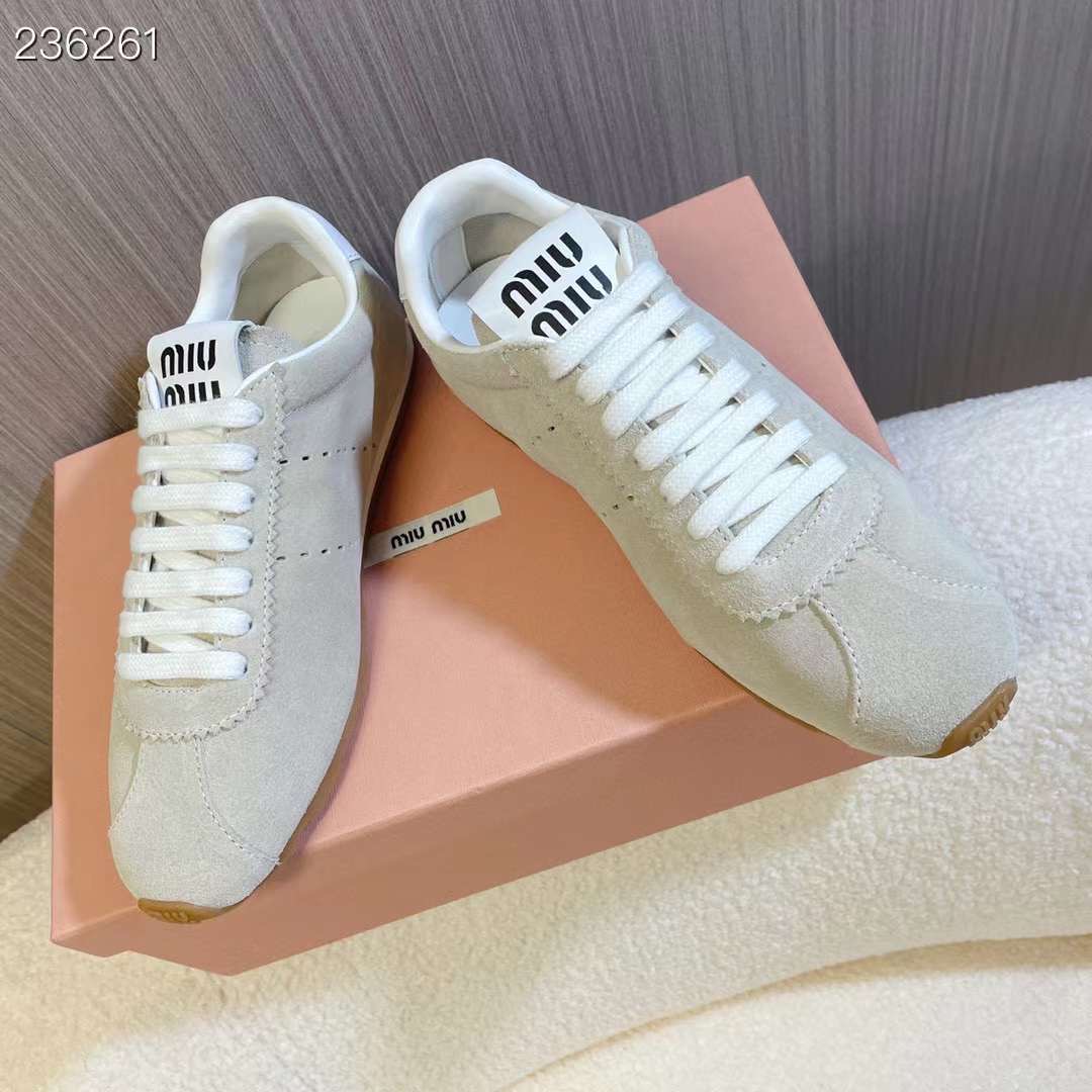미우미우 24ss 스웨이드 여성 스니커즈 35~40