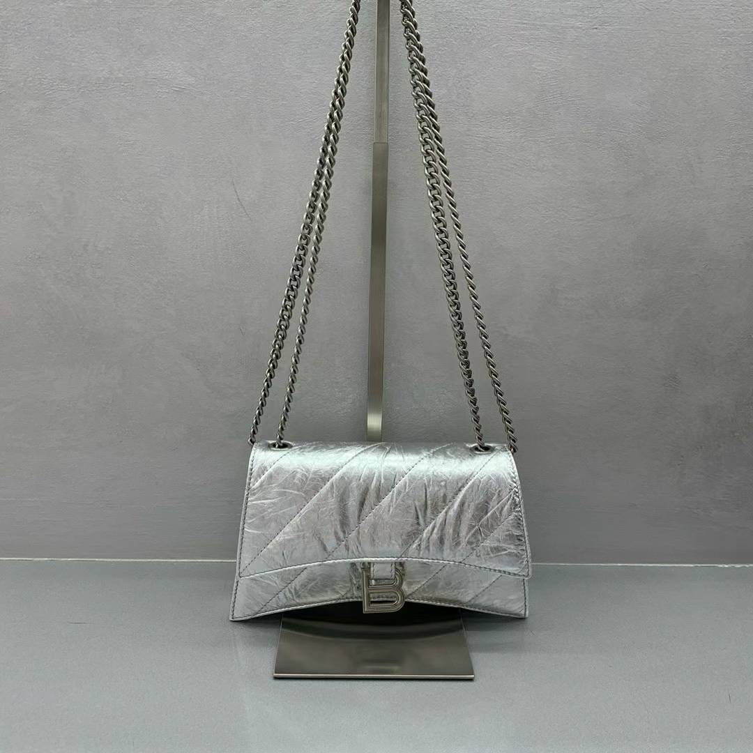 발렌시아가 여성 크러쉬 레더 스몰 체인백 밑21 위18 가로3 높이12.5cm