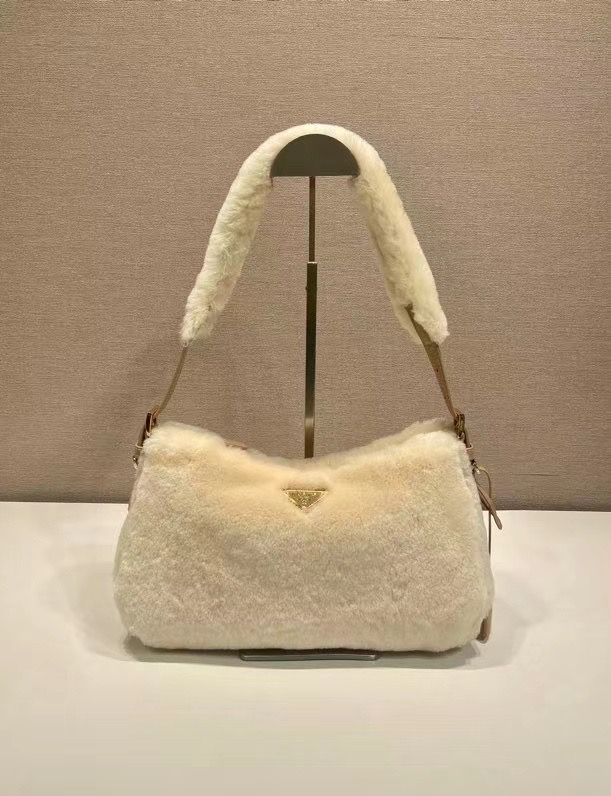 프라다 1BC229 양모 호보백 31x18x10cm
